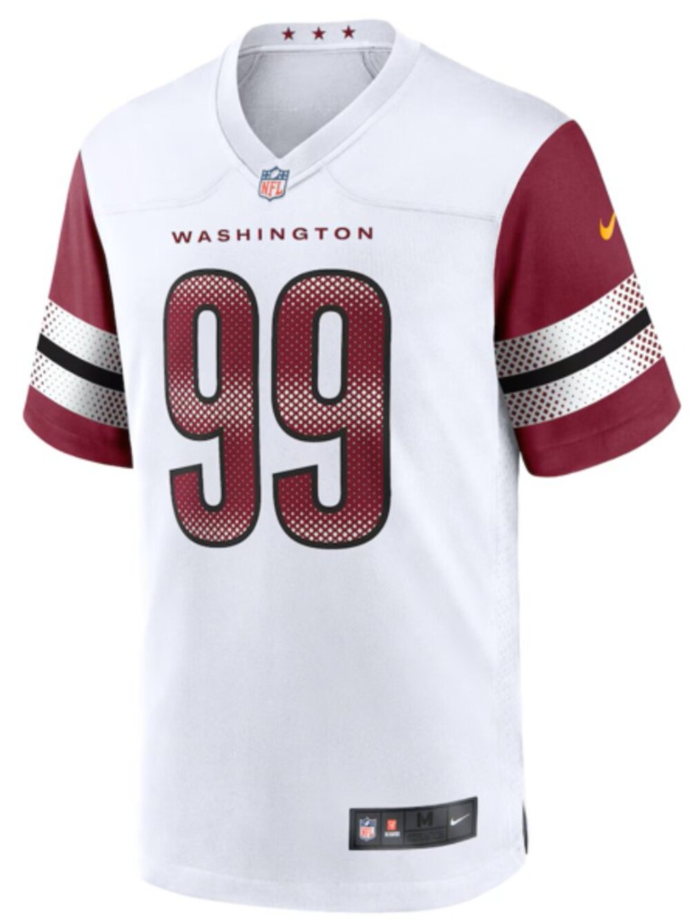 Washington Commanders Nike Game Jersey, White, Chase Young #99, XL, NWT